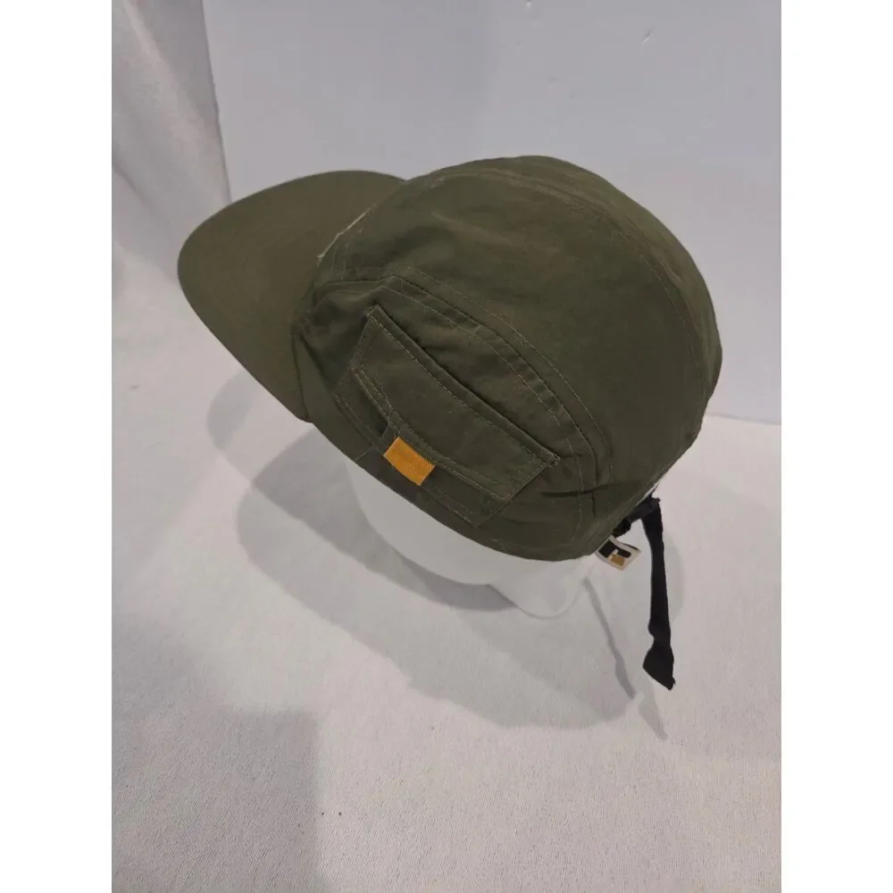Russell Athletic 5 Panel Camp Hat Green American Sportswear Adjustable Strapback